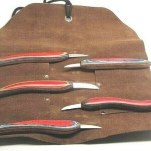 Five-piece wood chip carving knife set from UJ Ramelson