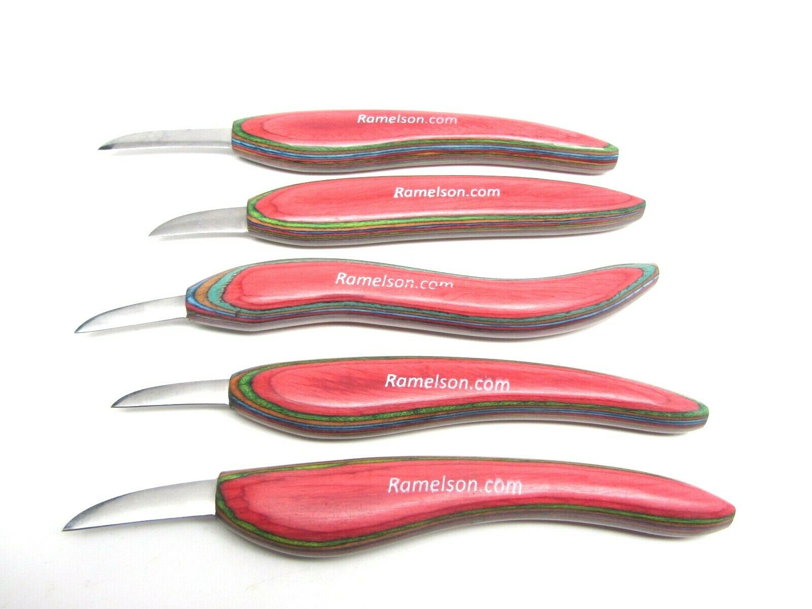 five piece chip carving knives UJ Ramelson