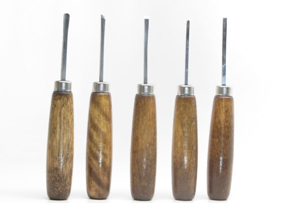 Five-piece miniature wood carving tool set from UJ Ramelson